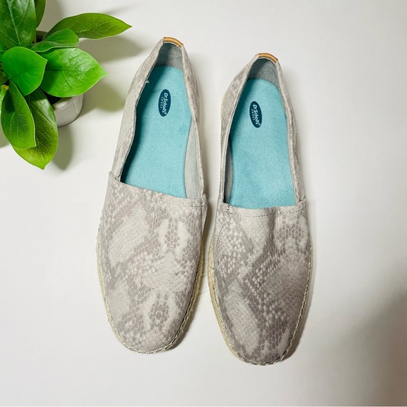 Dr.Scholl’s Women’s size 9.5 snake print espadrilles slip on orthope - Picture 4 of 9
